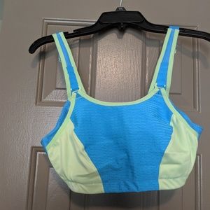 Glamorise turquoise sports bra
